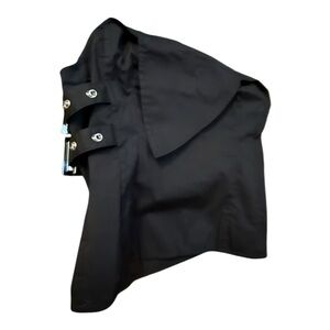 Brenda Knight for Free People Black Strapless Cropped Top nwt